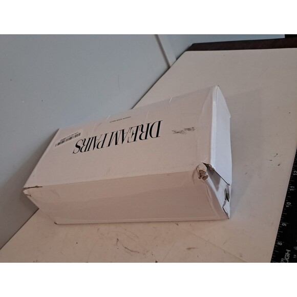 New Dream Paris Sandals Womens Sz 10 Closed Toe Flats Summer Shoes Buckle Ankle - Picture 13 of 15